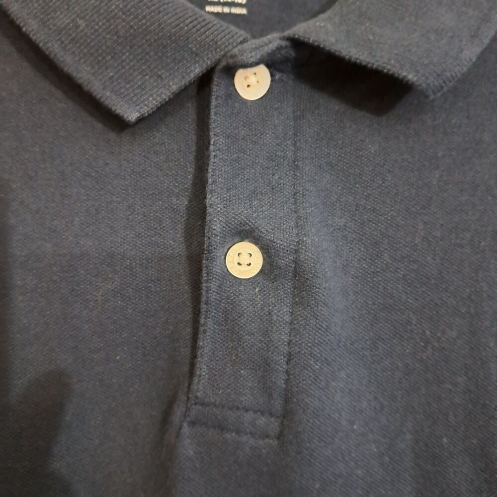 Boy Navy Blue Short Sleeve Twill Work Shirt Old Navy Size XL 14-16 - Picture 3 of 4